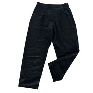 Max & Mabel size Medium black pull on pants pleated vintage